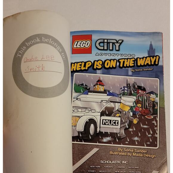 Lego City Help Is On the Way by Sonia Sander Scholastic 2009 Level 1 Paperback - Picture 3 of 6